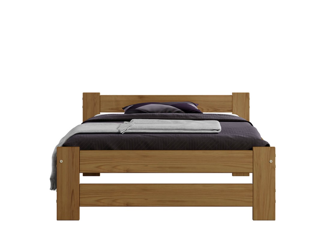 Letto in legno 90x200 Inter rovere