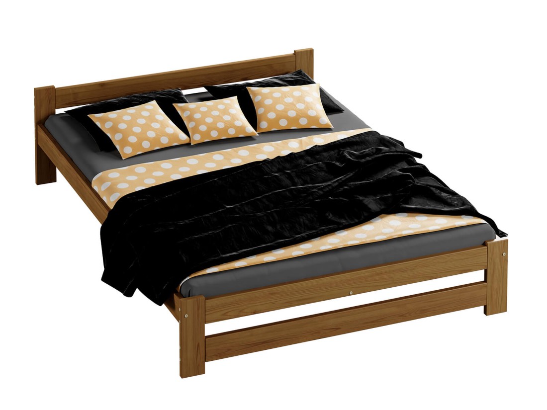 Letto in legno 160x200 Inter eco Rovere