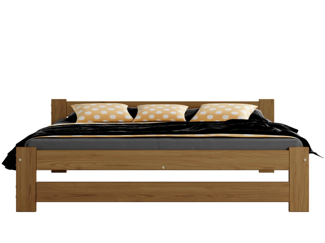 Letto in legno 120x200 Inter eco Rovere