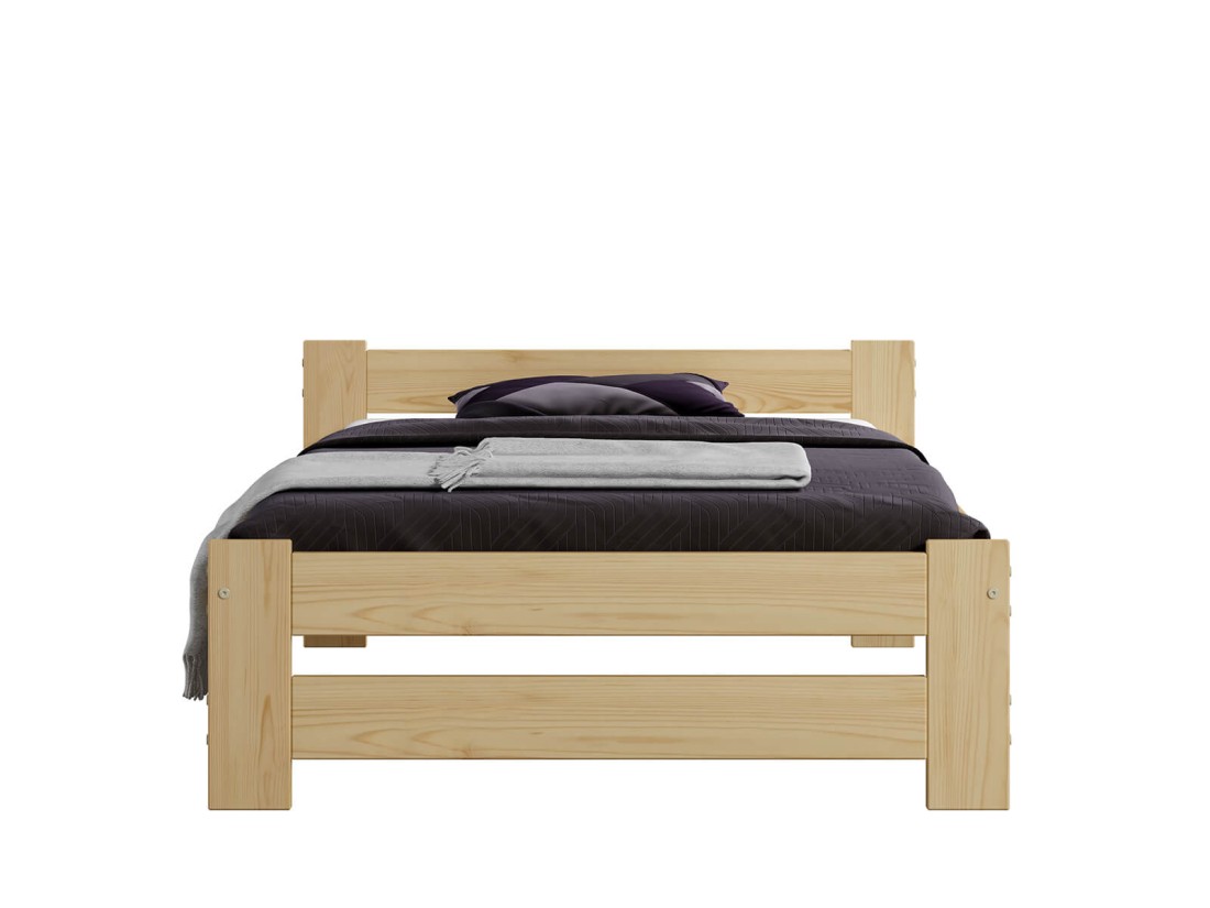 Letto in legno 80x200 Inter eco pino con materasso in schiuma