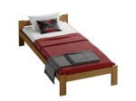 Letto in legno 90x200 Naba eco rovere