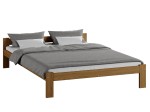 Letto in legno 120x200 Naba eco Rovere