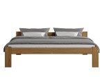Letto in legno 120x200 Naba eco Rovere