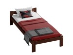 Letto in legno 90x200 Naba eco noce