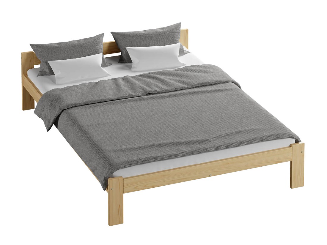 Letto in legno 180x200 Naba eco pino