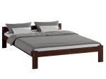Letto in legno 160x200 Naba eco noce