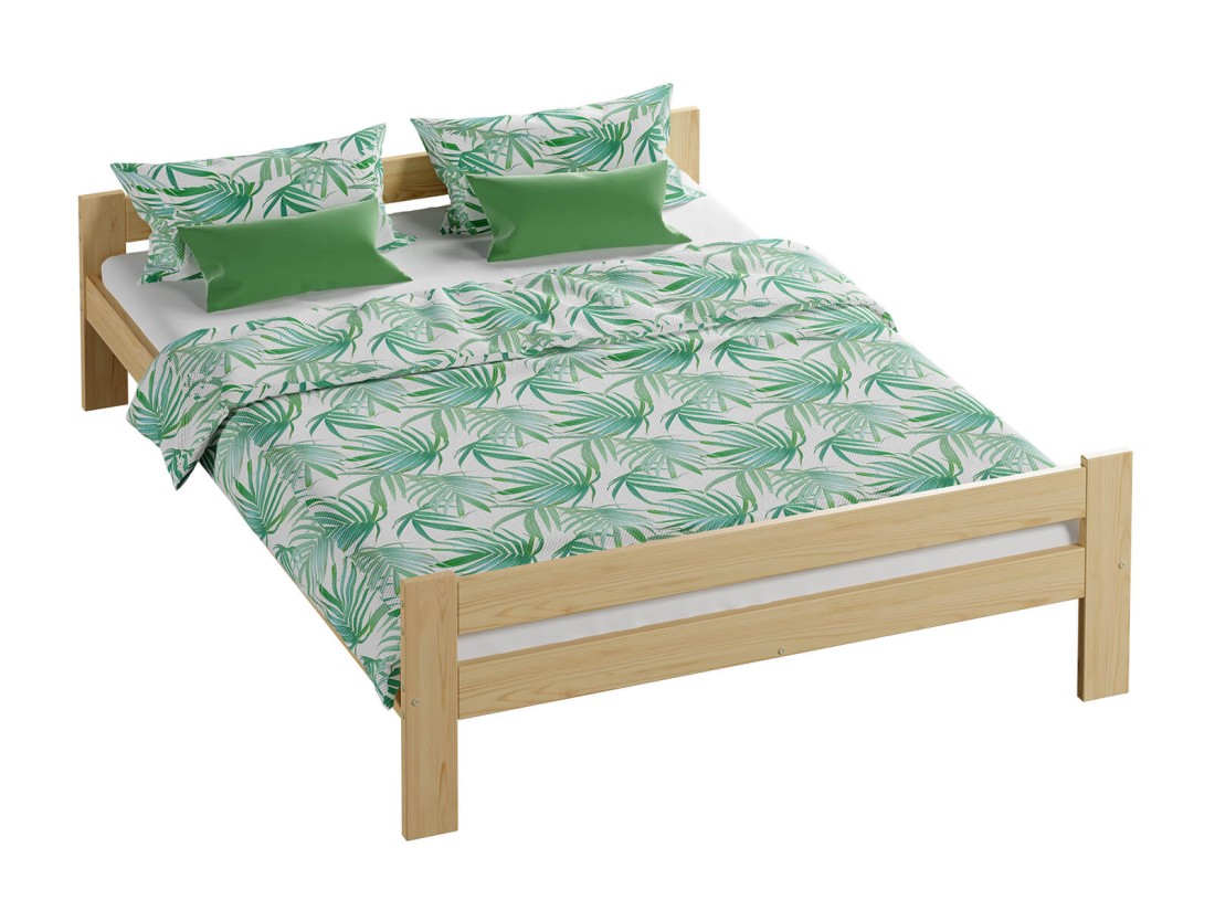 Letto 160x200 Prima in legno pino non verniciato