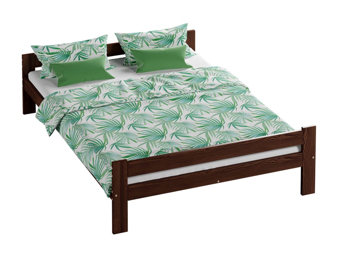 Letto in legno 120x200 Prima eco noce