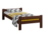 Letto in legno 90x200 Prima eco noce