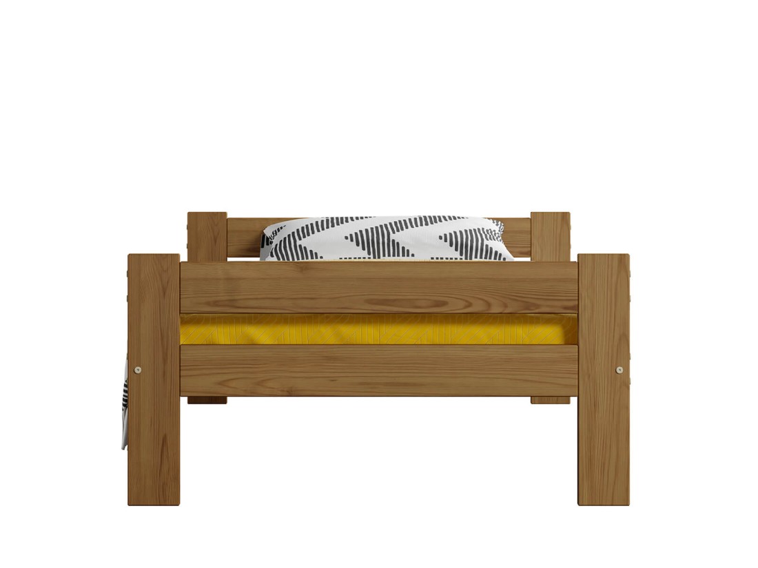 Letto in legno 90x200 Prima eco rovere