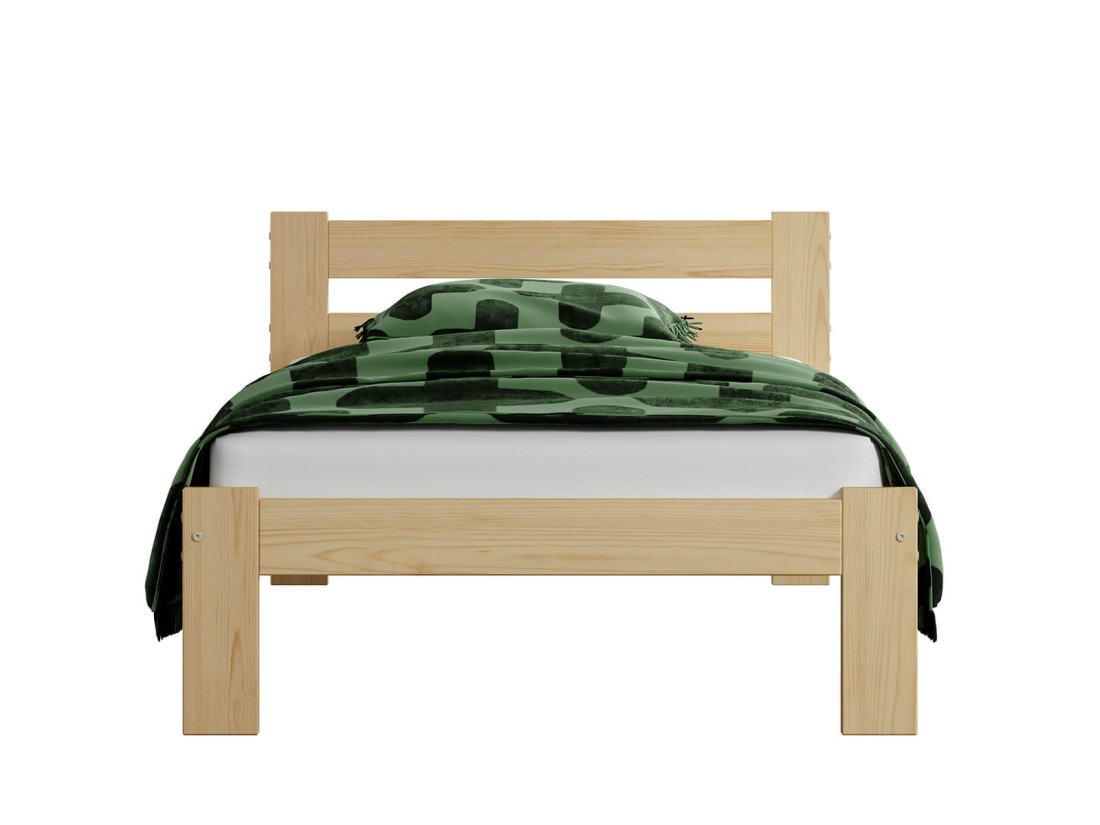 Letto in legno 80x200 Mato pino non verniciato