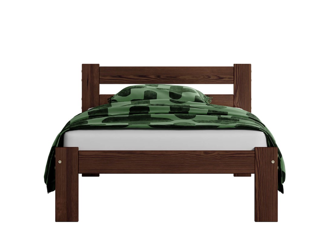 Letto in legno 90x200 Mato eco noce