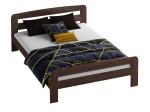 Letto in legno 120x200 Klaudia noce