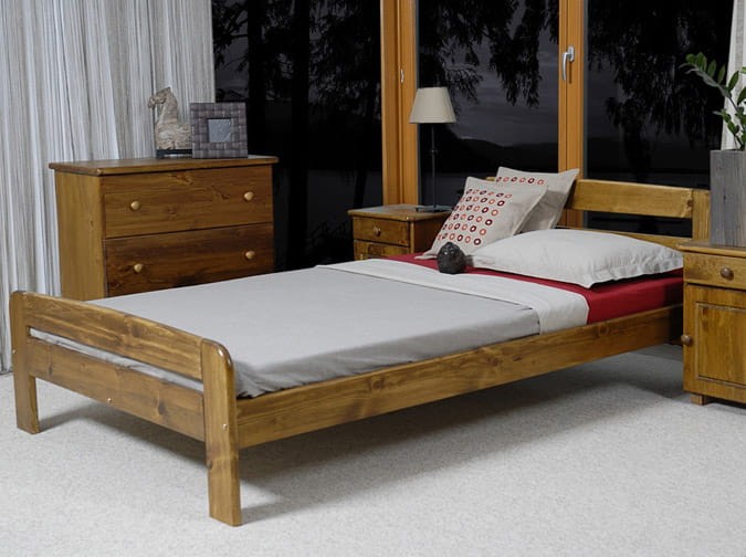 Letto in legno 180x200 Klaudia rovere