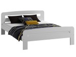 Letto in legno 180x200 Klaudia bianco