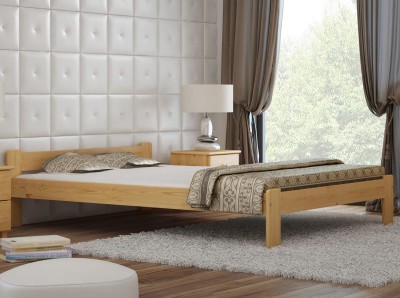Letto in legno 180x200 Celinka ontano