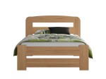 Letto 90x200 Lidia in pino colore ontano