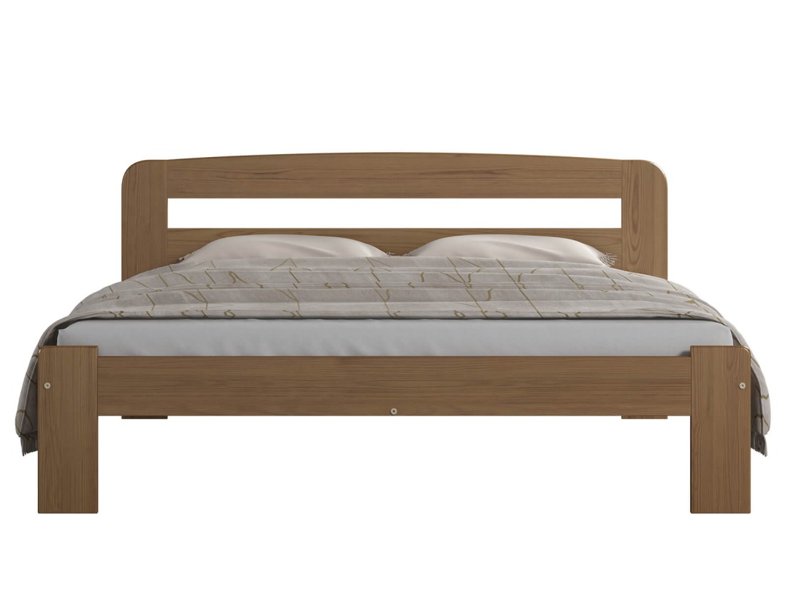 Letto in legno 120x200 Sara rovere
