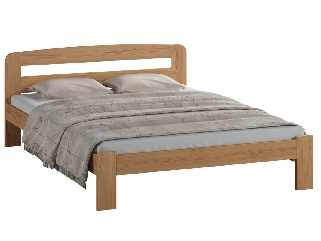 Letto in legno 140x200 Sara ontano