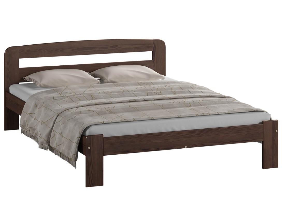 Letto in legno 120x200 Sara noce