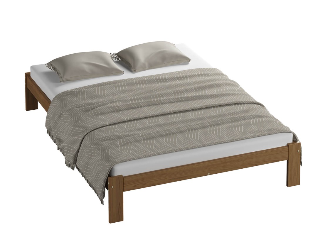 Letto in legno 160x200 Irys eco rovere