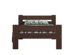 Letto in legno 90x200 Manta eco noce