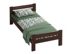 Letto in legno 90x200 Manta eco noce