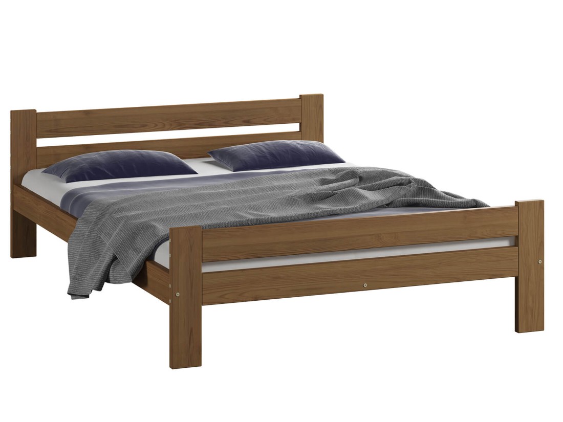 Letto in legno 120x200 Manta eco Rovere