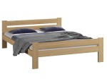 Letto in legno 140x200 Manta Eco con materasso in schiuma Megana