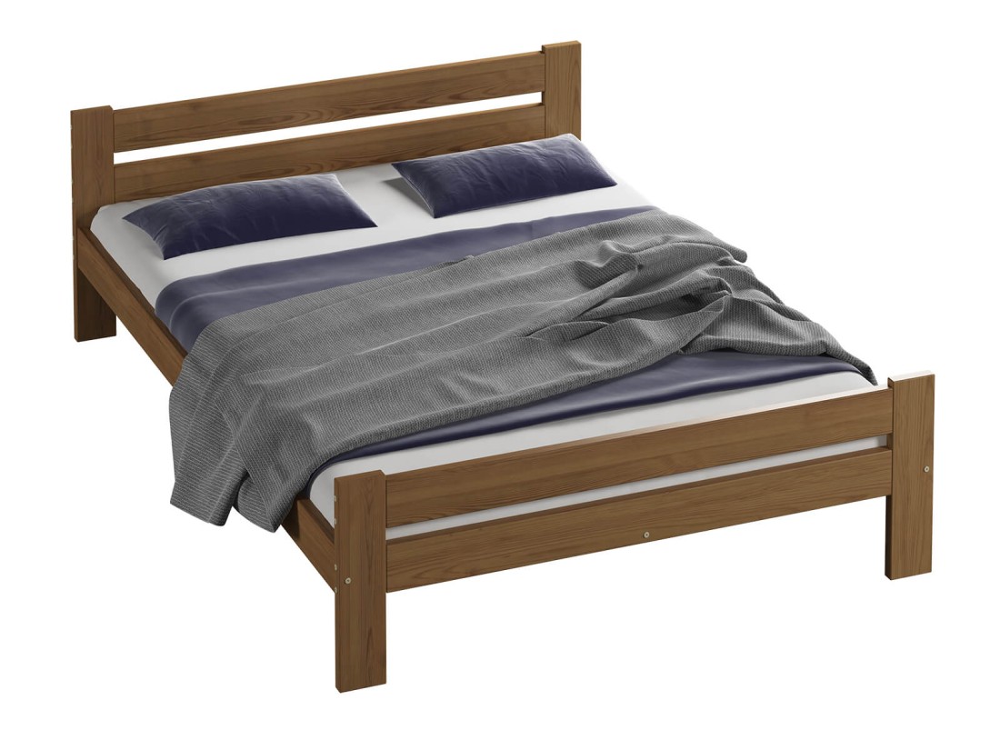 Letto in legno 140x200 Manta eco Rovere
