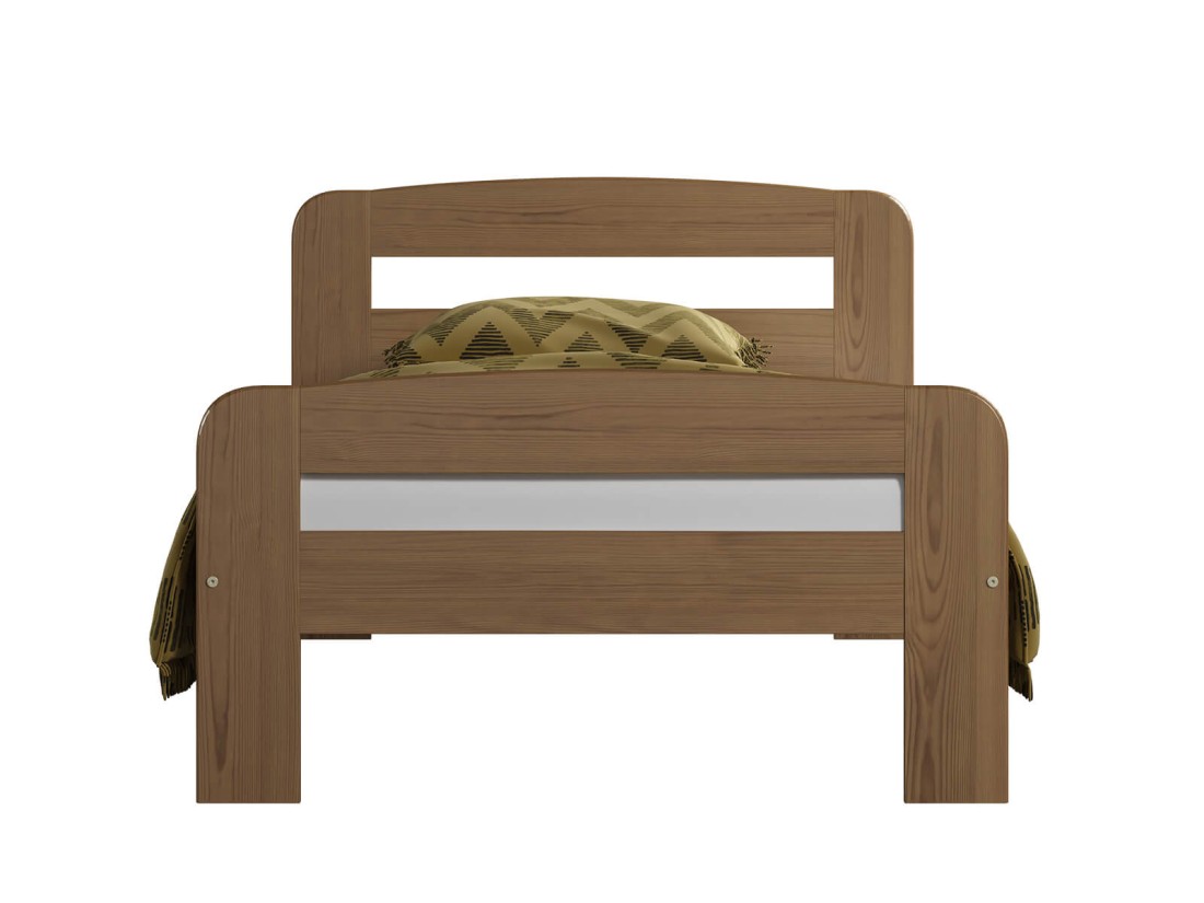 Letto in legno 90x200 Klaudia rovere
