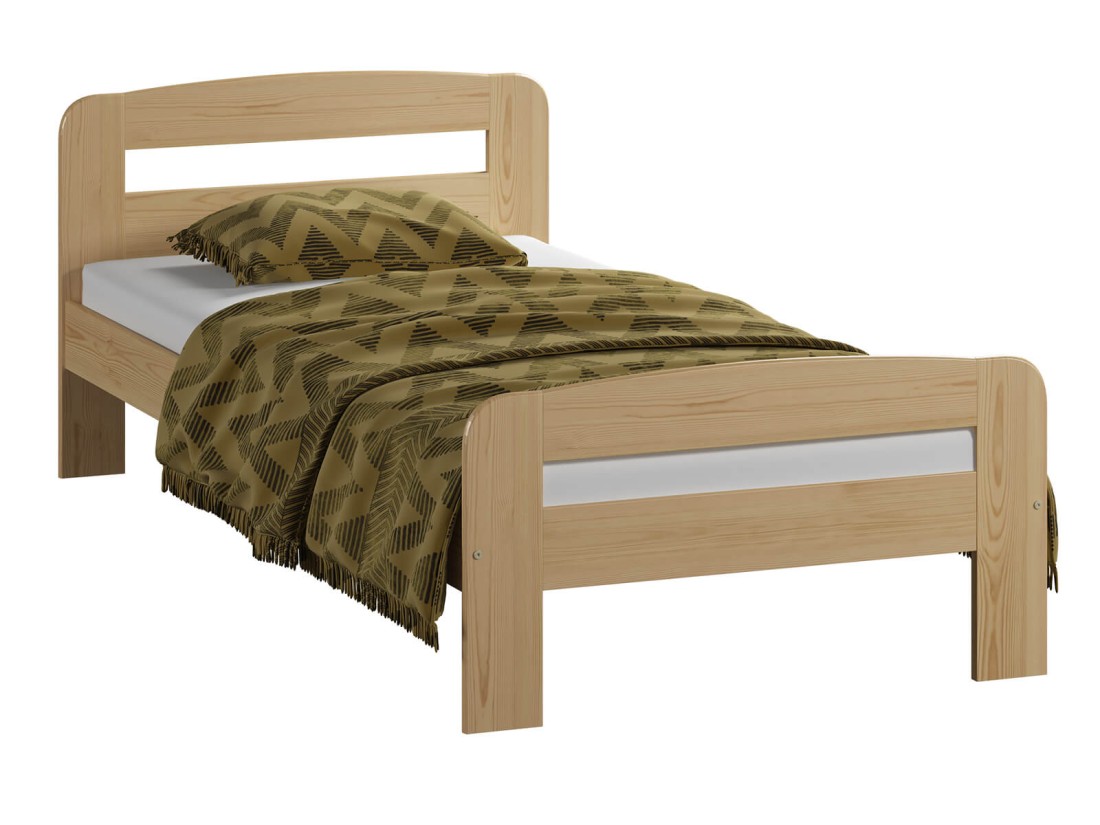 Letto in legno 90x200 Klaudia pino
