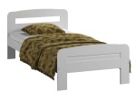 Letto in legno 90x200 Klaudia bianco