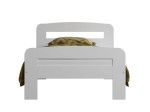 Letto in legno 90x200 Klaudia bianco