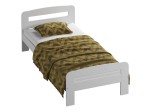 Letto in legno 90x200 Klaudia bianco