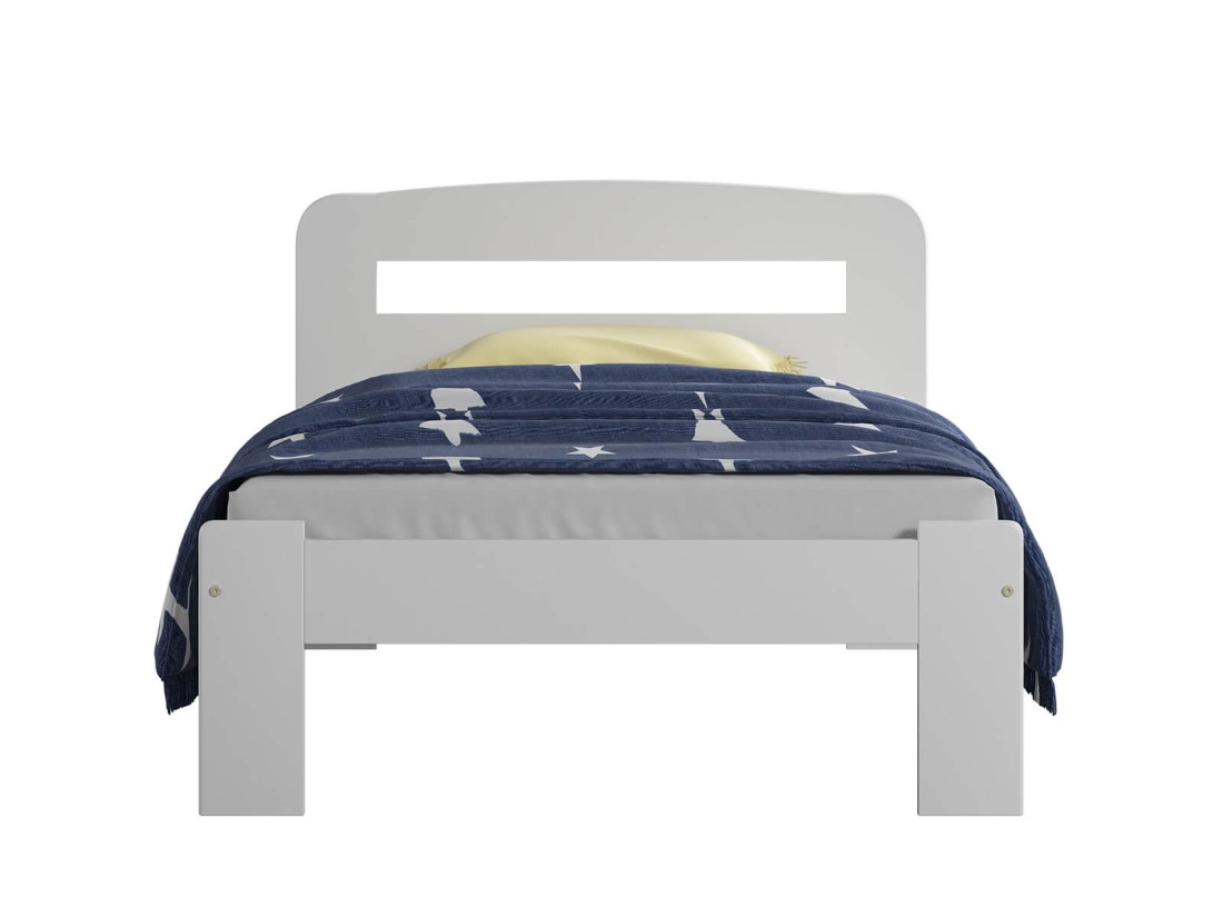 Letto in legno 90x200 Sara bianco