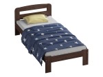 Letto in legno 90x200 Sara noce