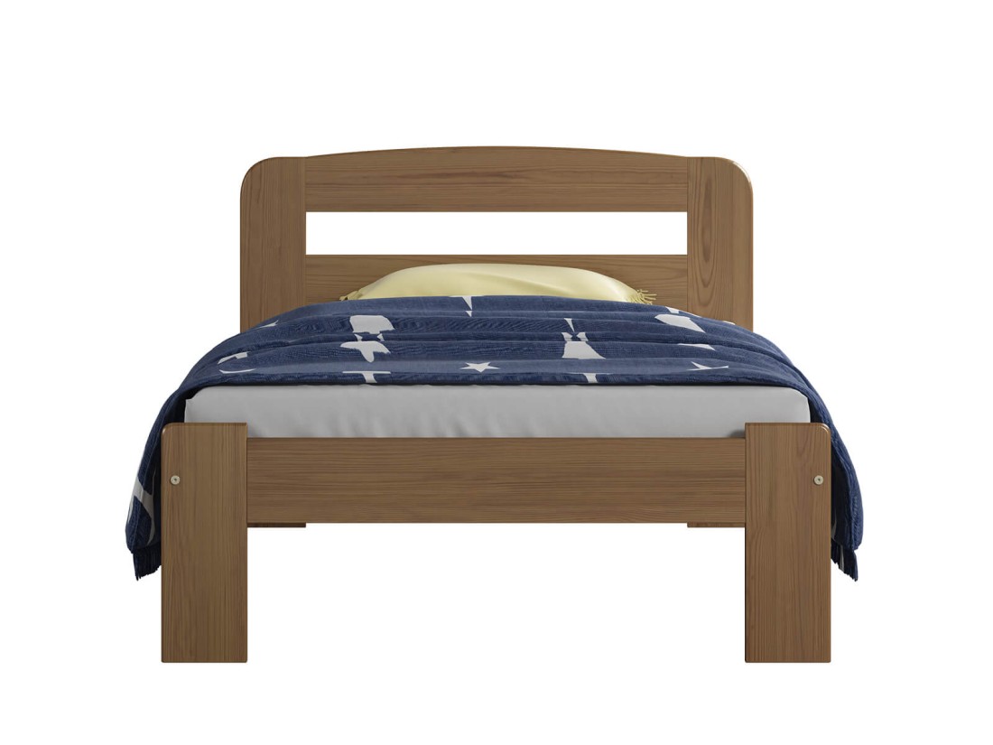 Letto in legno 90x200 Sara rovere