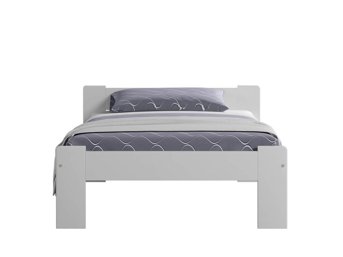 Letto in legno 90x200 Celinka bianco