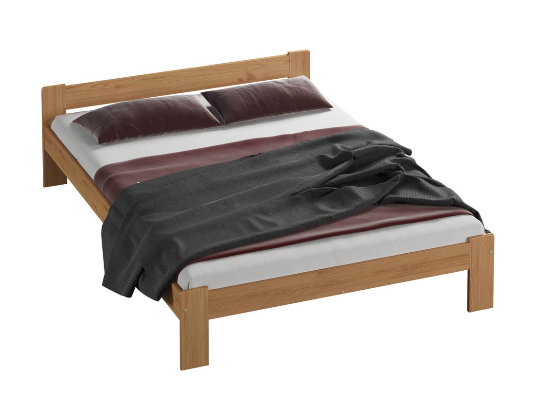 Letto in legno 180x200 Celinka ontano