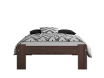 Letto in legno 90x200 Ada, colore noce