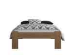 Letto in legno 90x200 Ada, colore Rovere