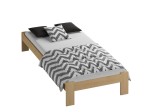 Letto in legno 90x200 Ada, colore pino