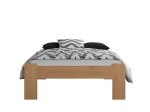 Letto in legno 90x200 Ada, colore ontano