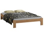 Letto in legno 120x200 Ada, colore ontano