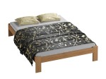 Letto in legno 160x200 Ada, colore ontano