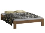 Letto in legno 160x200 Ada, colore rovere