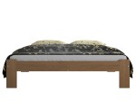 Letto in legno 180x200 Ada, colore rovere