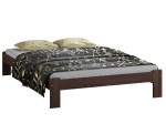 Letto in legno 120x200 Ada, colore noce