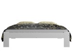 Letto in legno 160x200 Ada, colore bianco